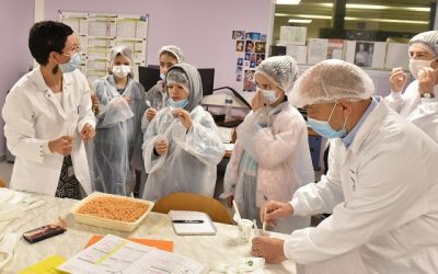 [Hérault Tribune] Le Conseil municipal des enfants visite la cuisine centrale