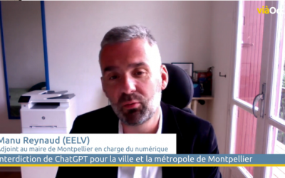 Interdiction de chat GPT à la ville : Manu Reynaud (Info du midi sur Via Occitanie le 29 mars 2023)