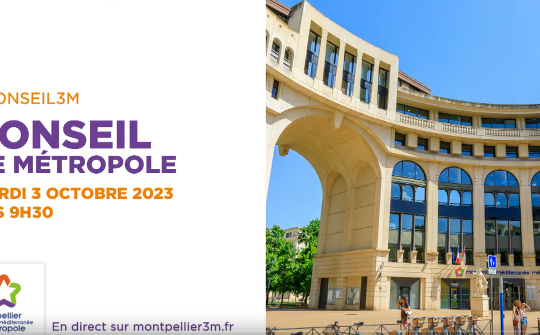 Nos interventions vidéos du Conseil de métropole du 03 octobre 2023