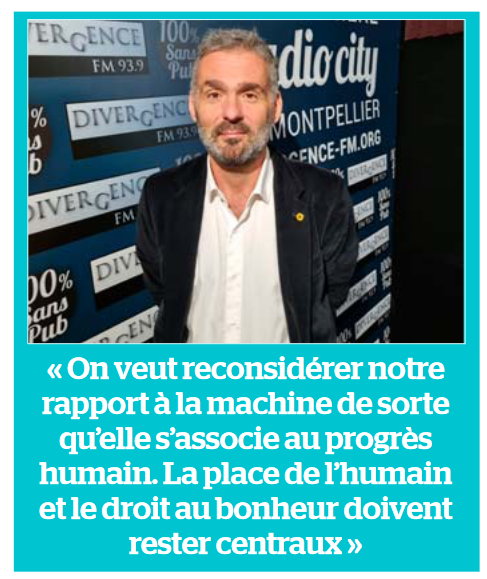 Intelligence artificielle : Interview de Manu Reynaud dans la Marseillaise (17 novembre 2023)
