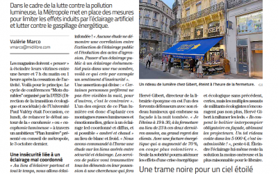 Un Plan Lumière pour « en finir avec la cacophonie lumineuse » : Bruno Paternot (Midi Libre 28 novembre 2023)