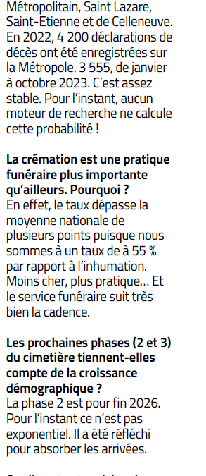 Gestion des cimetières : Radia Tikouk (Midi Libre 1er novembre 2023)