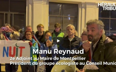 Montpellier : train de nuit en gare Saint-Roch, attention au départ ! : Coralie Mantion et Manu Reynaud (Hérault tribune 11.12.2023)