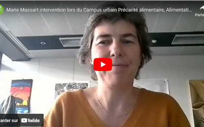 Précarité alimentaire : Marie Massart