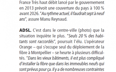 Fibre optique en ville : Manu Reynaud (Gazette de Montpellier 06122023)