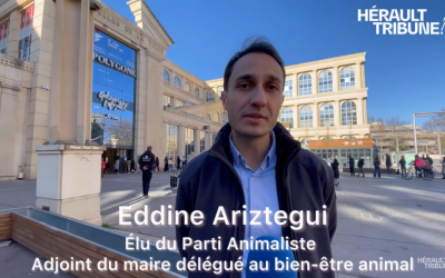 Interview Eddine Ariztegui – Montpellier : les militants anti-fourrure interpellent Les Galeries Lafayette, “pour eux le profit est bien supérieur au bien-être animal” (Hérault tribune 20 janvier 2024)