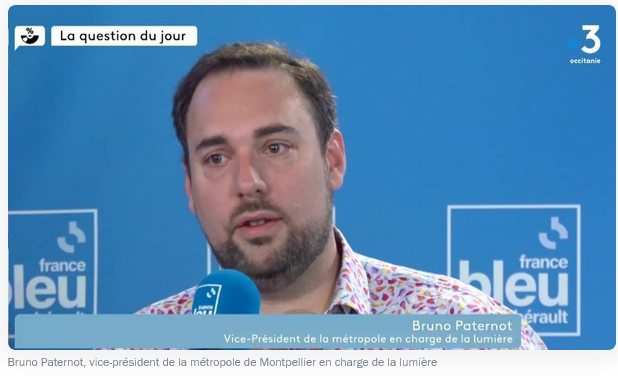 Interview de Bruno Paternot : Congrès international sur l’Éclairage urbain (France Bleu Hérault – 25042024)