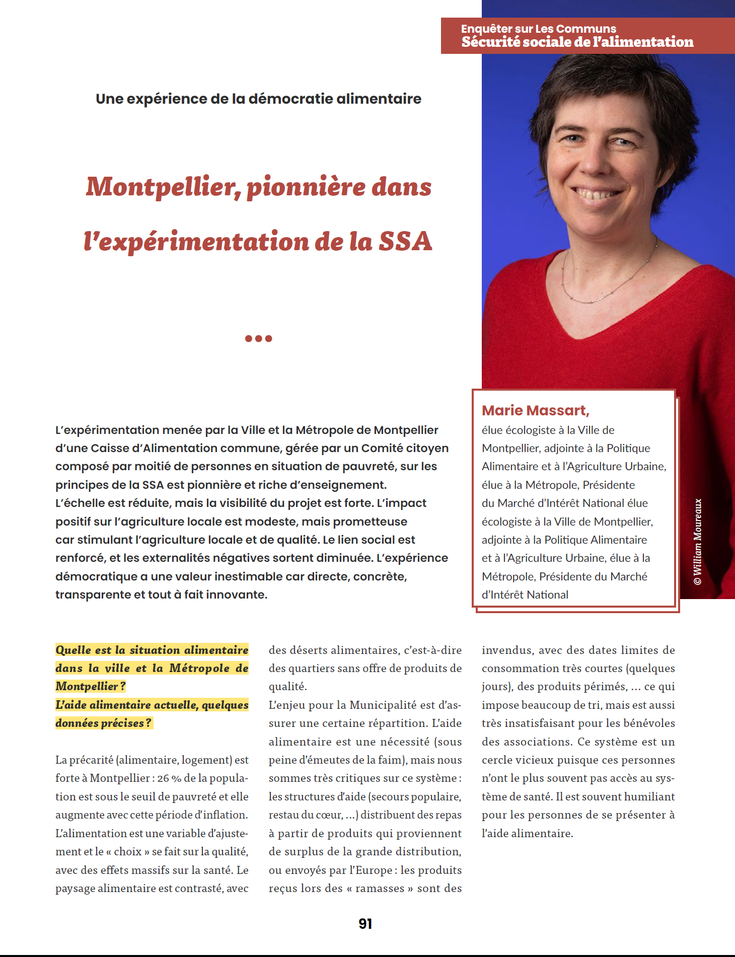 Montpellier, pionnière dans l’expérimentation de la SSA : interview de Marie Massart (Altermédias 18 avril 2024)