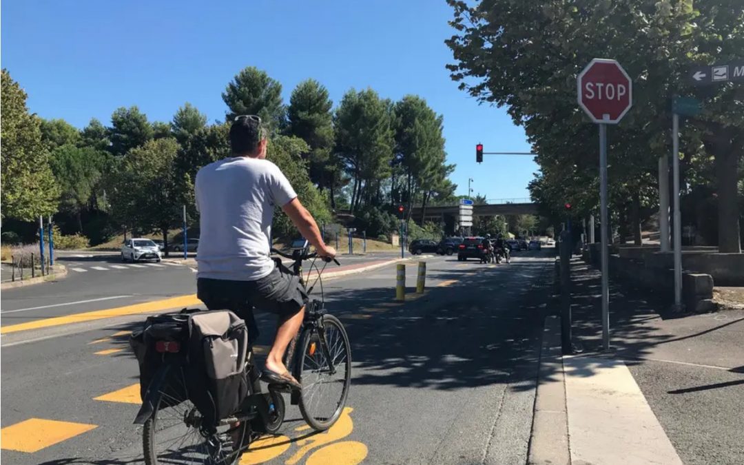 [20 Minutes] Montpellier : Les pistes cyclables transitoires qui fleurissent en ville sont vouées à être pérennisées