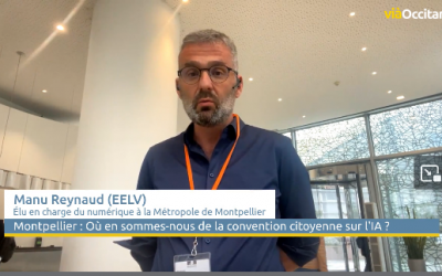 Montpellier : Où en sommes nous de la convention citoyenne sur l’IA ? Interview de Manu Reynaud pour Via Occitanie (8 février 2024)