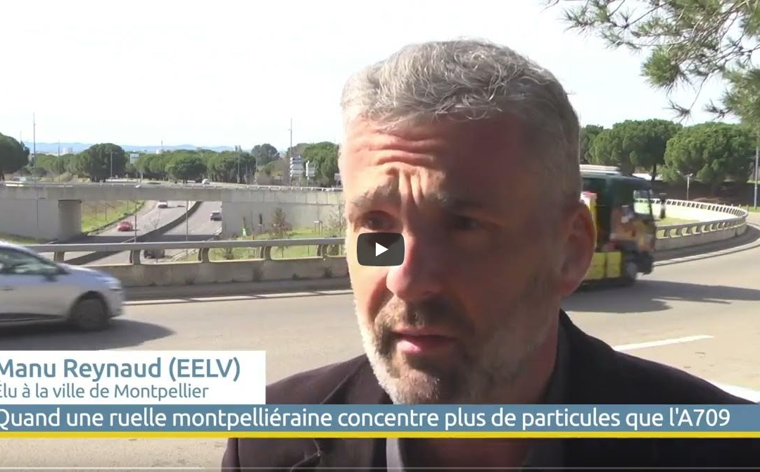 Interview de Manu Reynaud : pollution de l’air et autoroute (Via Occitanie – 18 mars 2024)